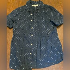 Men's Old Navy Blue Polka Dot Shirt